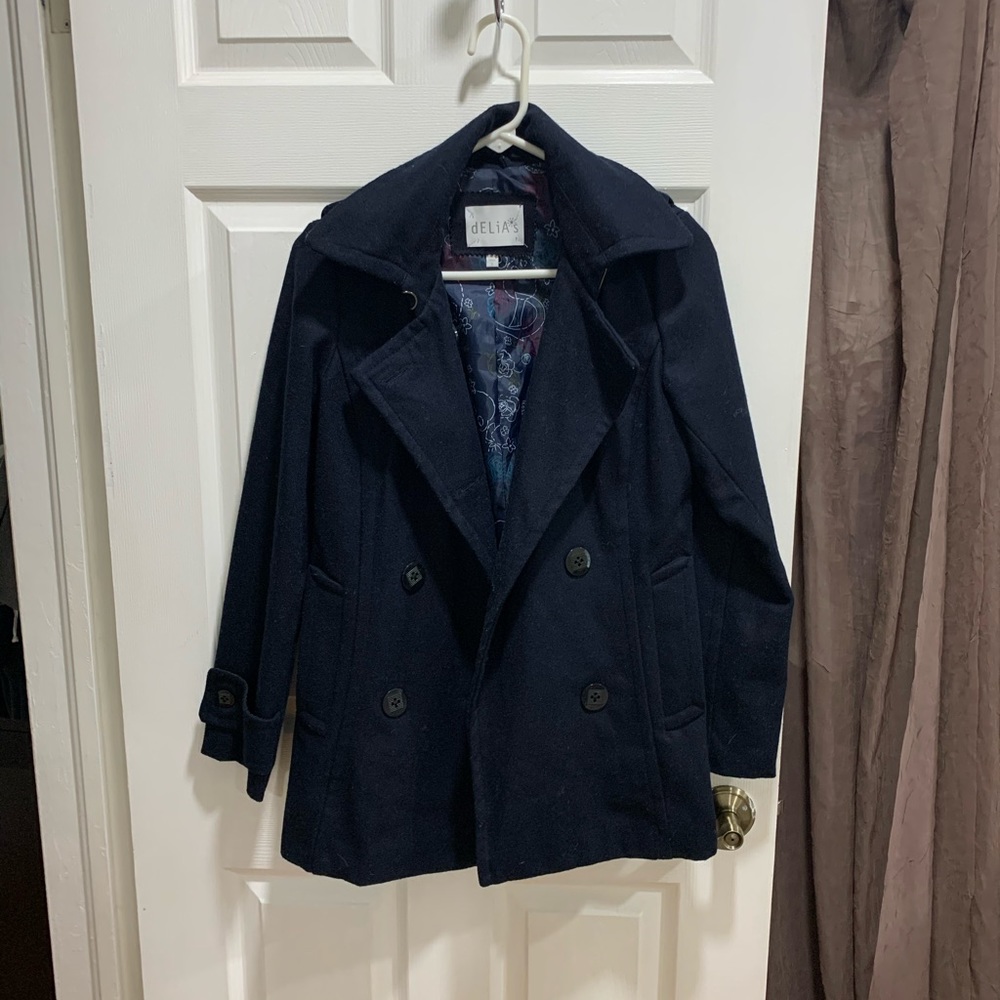 Delias navy peacoat